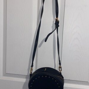 Black Studded Crossbody Bag